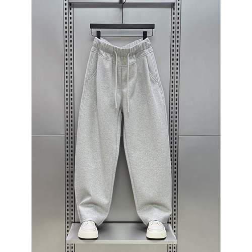 MAROLIO~舒适有型！韩版帅气直筒休闲裤男士简约百搭纯色垂感长裤