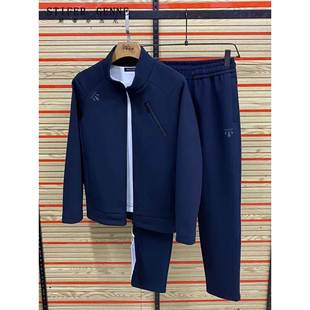 斯蒂芬高端立领运动套装男春秋季2025新款潮牌宽松休闲男士两件套