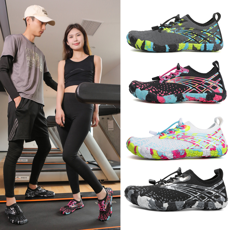 综合室内健身鞋男女耐磨跑步机鞋减震跳绳鞋防滑普拉提瑜伽专用鞋