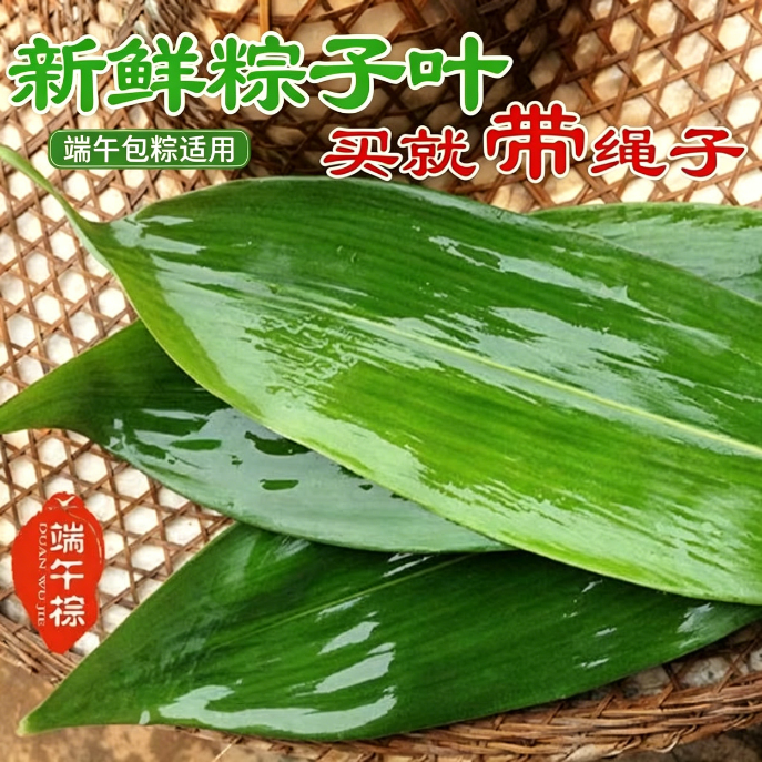 粽叶新鲜粽子叶50袋免邮野生小箬叶天然棕叶香甜家用真空装香气四溢端午佳节美食香糯鲜粽叶特色50袋免邮野生小箬叶天然棕叶