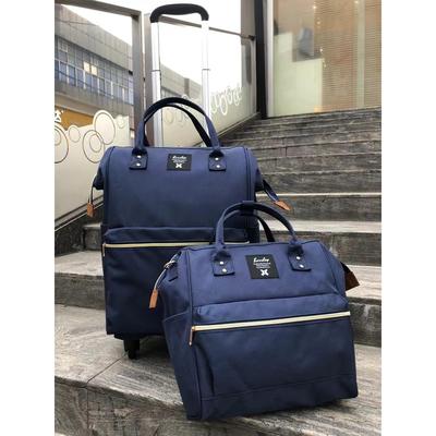 正品20防水印花手提万向轮箱杆包旅行箱包短拉途行李袋拉杆女登机