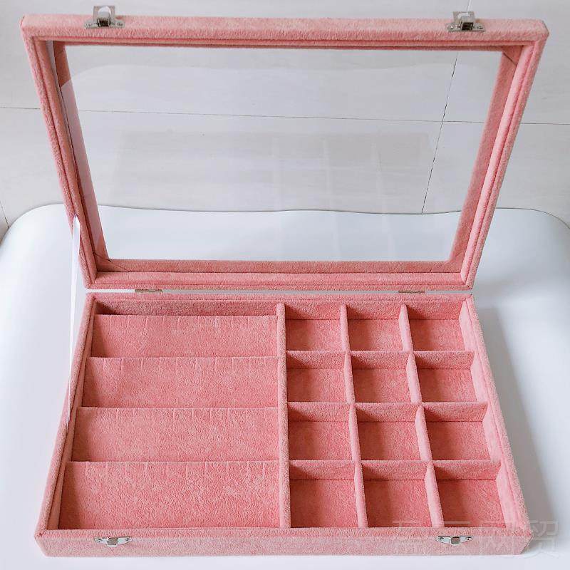 正品新粉色耳冰花珠宝箱首饰盒耳环架戒指项链手镯盒饰品展上示钉,饰品/流行首饰/时尚饰品新,首饰盒,淘宝优惠券,粉丝福利购,淘宝优惠卷