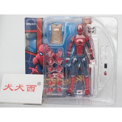 正品FIGMA199可动蜘蛛侠手办周超仔蜘蛛侠车载摆件边模凡型公玩具