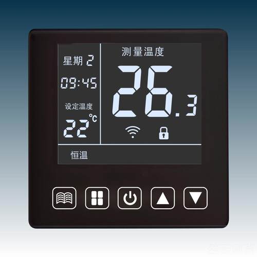 正品韩国地暖温控器开仪关液晶数WIFI控电温热膜电暖炕水显暖控制