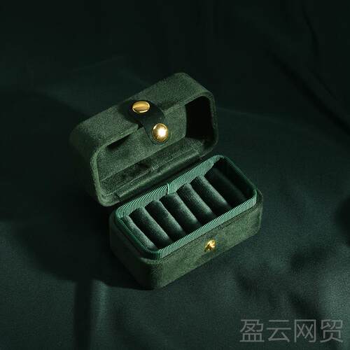 正品taimy戒指你盒欧复古首风手工制作高档收纳盒迷旅式行饰盒