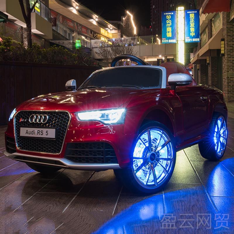 正品宝新奥迪儿童人电动车四轮跑车遥控汽车可款坐宝童车小孩玩具