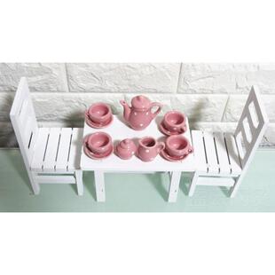 正品价陶瓷迷咖你啡小家茶具套装儿童过家创意女孩宝宝厨房玩特具