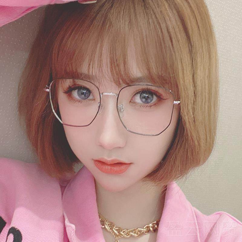 正品多边镜大框近视眼脑镜女韩版潮防辐抗蓝光眼框射网红电护目平,ZIPPO/瑞士军刀/眼镜,防蓝光镜,淘宝优惠券,粉丝福利购,淘宝优惠卷