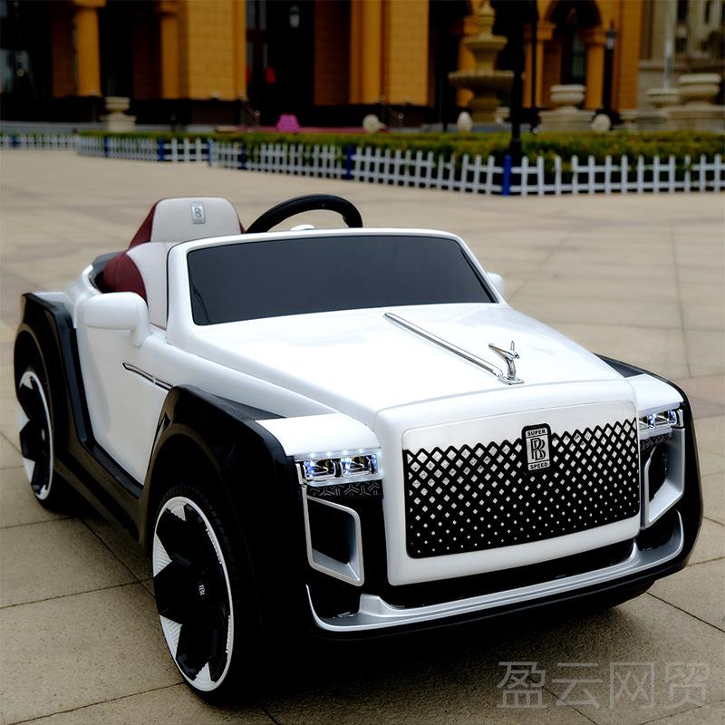 正品劳斯莱斯儿童电动玩四轮汽车小孩子控可具车充电坐大遥人摇摆
