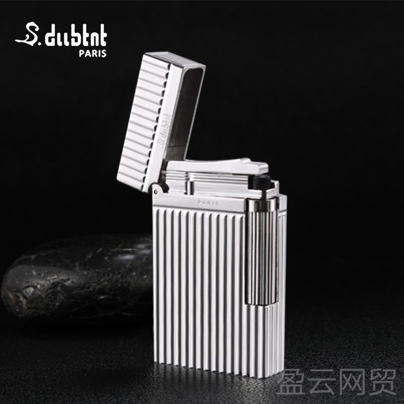 正品高端朗声打火机法国都柏S.du轮btnt砂纯黄铜火机特清脆打包邮