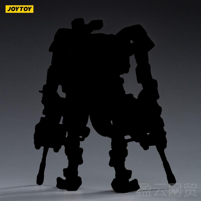 正品JOYTOY暗可源白色钢机甲兵人成品形骨塑料模型手办动变玩具机