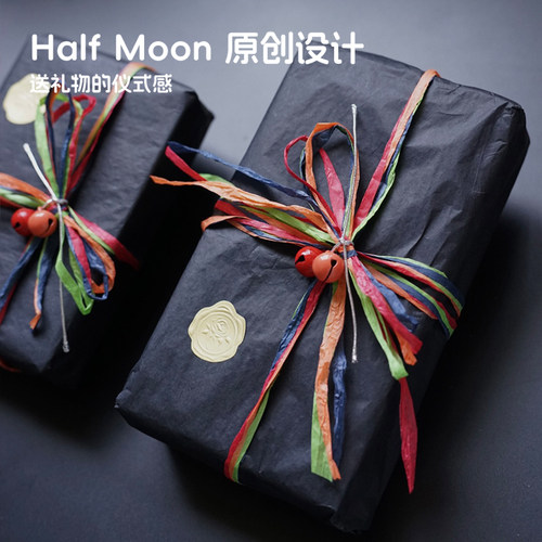 黑夜花火高级感雪梨纸黑色品质感