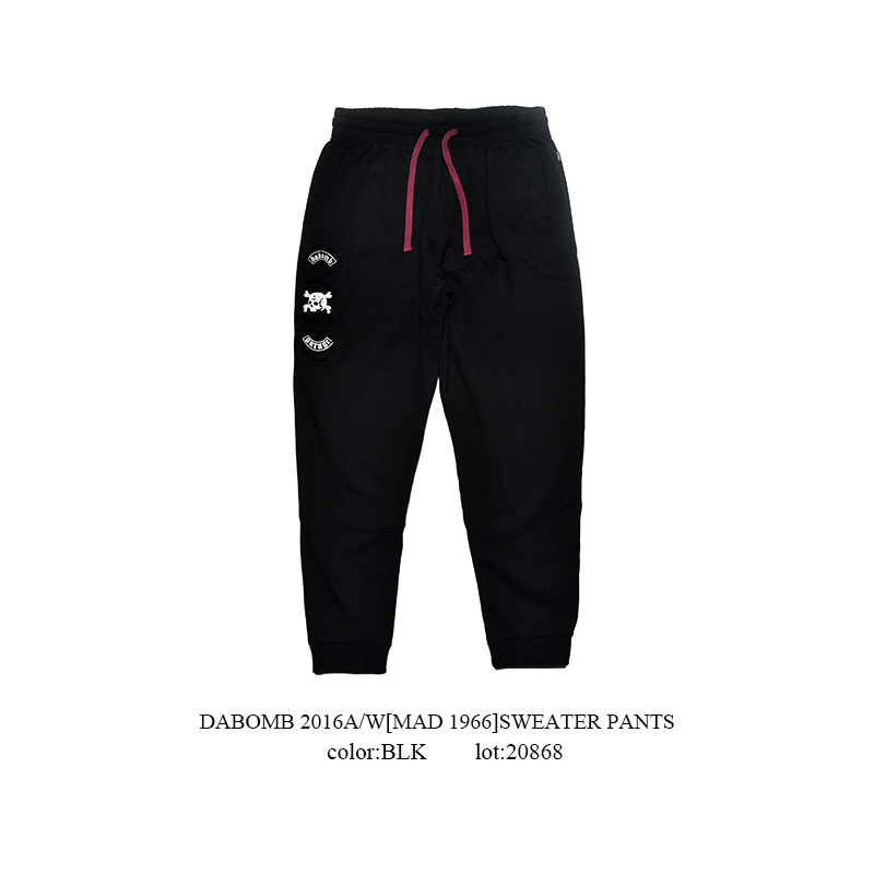 DABOMB[MAD 1966]SWEATER PANTS-卫衣裤休闲裤|ruв категории Мужская одежда, брюки - от Buy2taobao.com для оказания профессиональной услуги покупки агента Taobao