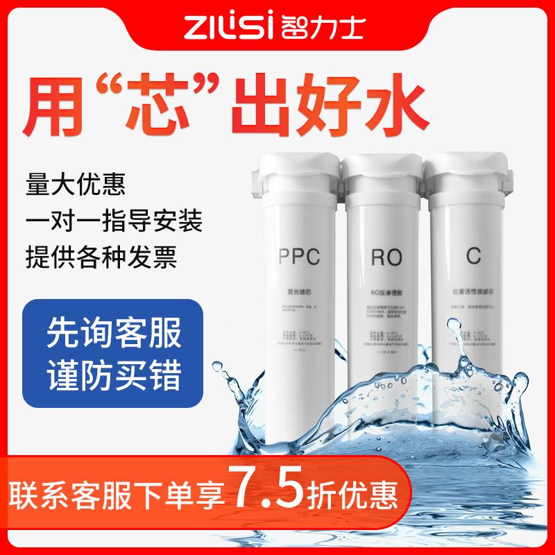 台式厨下净水器滤芯PPC活性炭RO反渗透超滤全套过滤饮水机配件