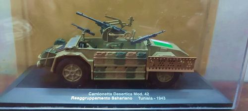 难觅 ixo 1:43 camionetta desertica 合金坦克战车成品收藏模型