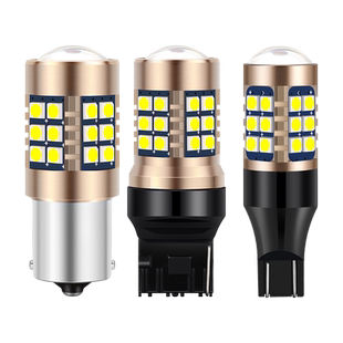 倒车led灯泡超亮改装倒车汽车灯高亮流氓灯鹰眼辅助灯T15T201156