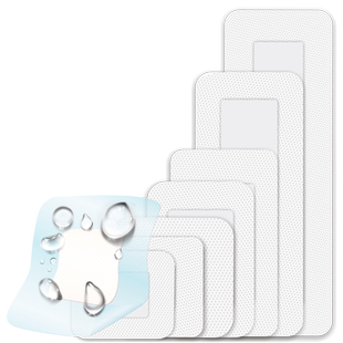 医用无菌敷贴防水透气胶布纱布一次性伤口敷料透明贴大号创可贴