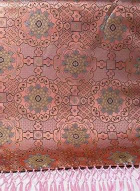 装饰 南京云锦研究所 吉祥云锦 黄色马骑士精品披肩围巾两用现货