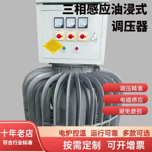 智普瑞三相感应式500KVA电机水泵调试油浸式自耦调压器可定制