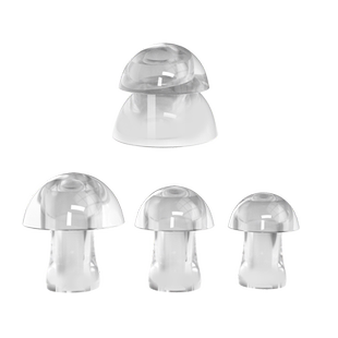 瑞声达峰力西门子助听器耳塞配件硅胶大中小耳塞导管声管弯头管子