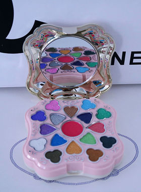 蕾琪新潮尚品炫彩彩妆盒彩妆盘粉饼眼影唇彩小中学生表演演出
