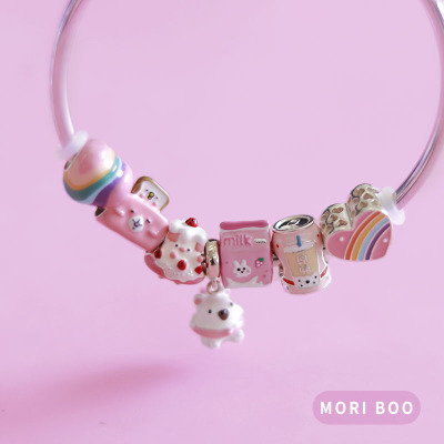 可爱卡通beads串珠手链手镯