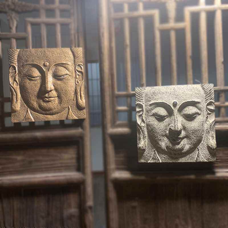 New Chinese style Buddha statue Wall decoration Pendant originality Buddha head Culture Brick Tathagata Hanging picture television background Buddhist mood Decorative wallin the Home accessories , Mural  category - from Buy2taobao.com to provide professional Taobao agent buy service