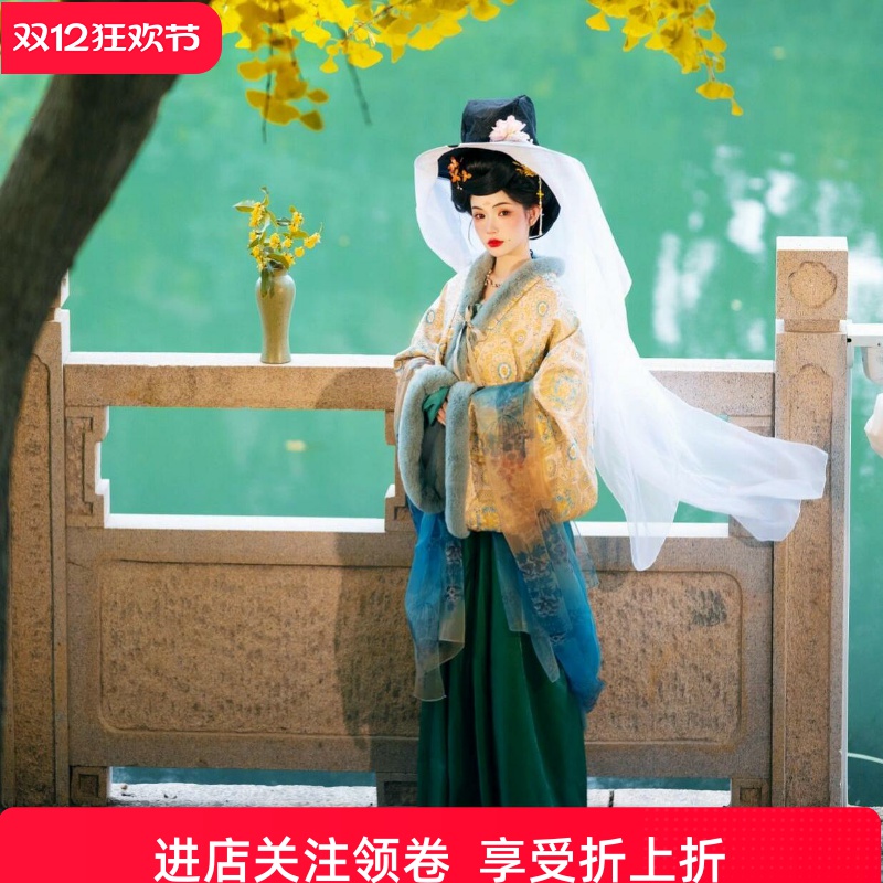 新中式冬汉服，绒暖雅致显国风