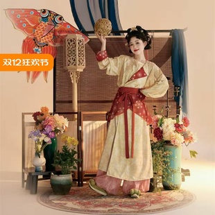 唐制日常平民 圆领袍古装 汉服男女同款 复原古风长袍中国风新中式