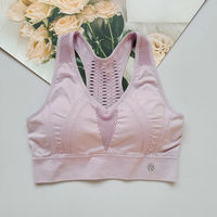 This is a popular online bestseller, featuring a beautiful back, hollowed-out, quick-drying yoga, sweat-absorbing, breathable, high-elasticity, thin, and frameless sports bra thumbnail 8