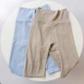 无尴尬线裸感后背交叉腰紧身显瘦瑜伽短裤 健身速干训练骑行五分裤