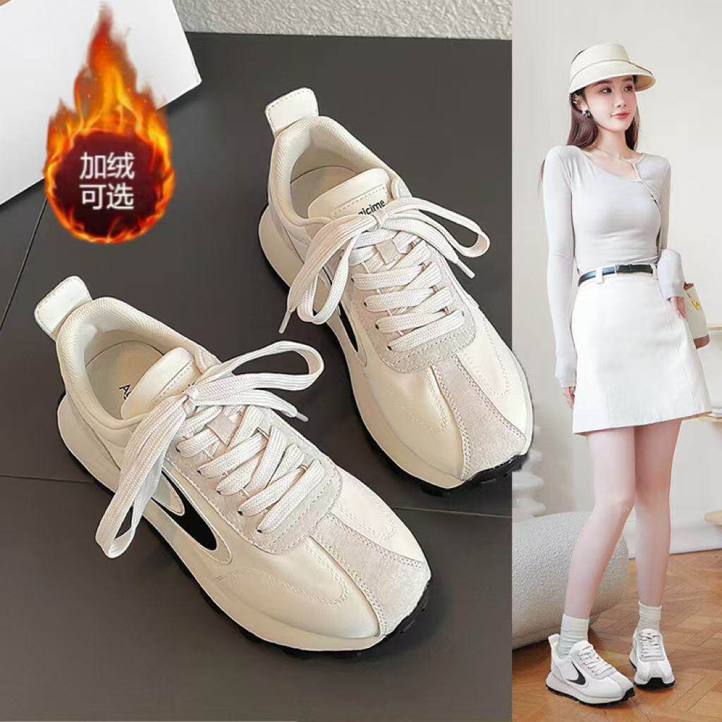 奥古狮登小蛮腰阿甘鞋女2026新款春秋厚底华夫鞋德训鞋加绒运动鞋,女鞋,时尚休闲鞋,淘宝优惠券,粉丝福利购,淘宝优惠卷