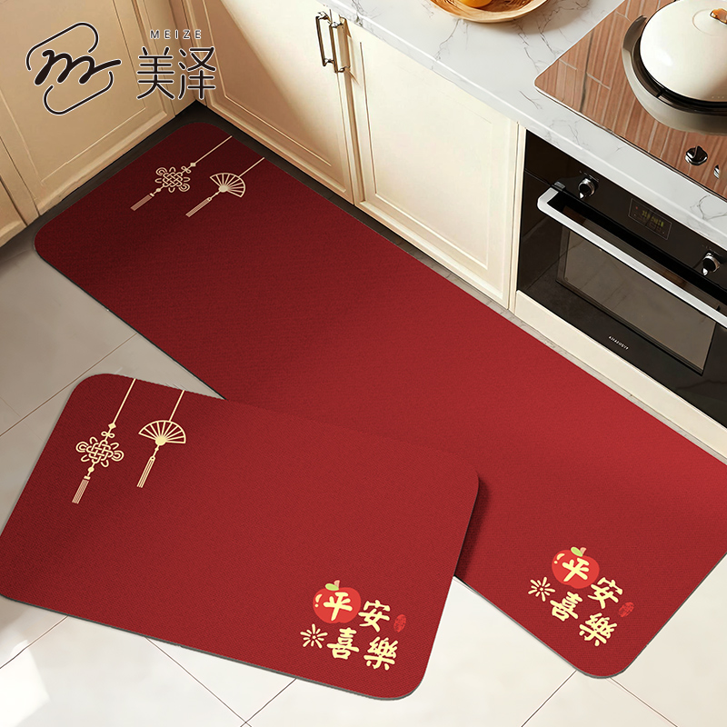 厨房防滑防油地垫硅藻泥吸油垫子