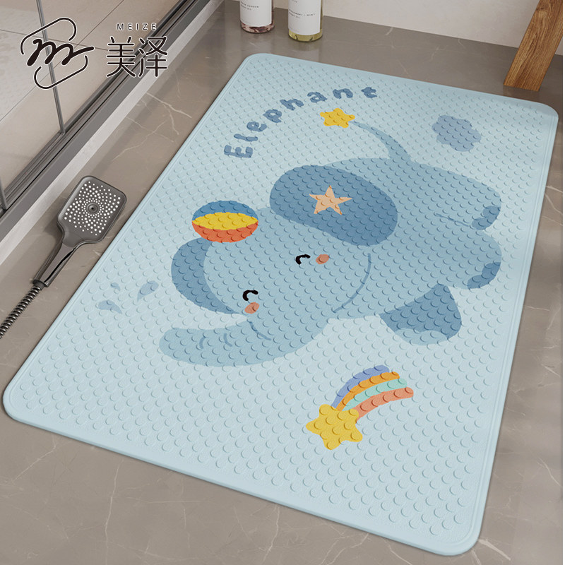 浴室地垫厕所洗澡速干脚垫卫生间淋浴加厚垫子防摔防水专用防滑垫