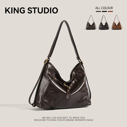 秋冬美拉德复古双肩包女2025新款潮时尚通勤托特包休闲大容量背包