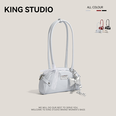 韩国小众腋下包包女手提保龄球包