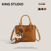 高级感复古手提包包女2026新款 磨砂通勤单肩包小众休闲时尚 斜挎包