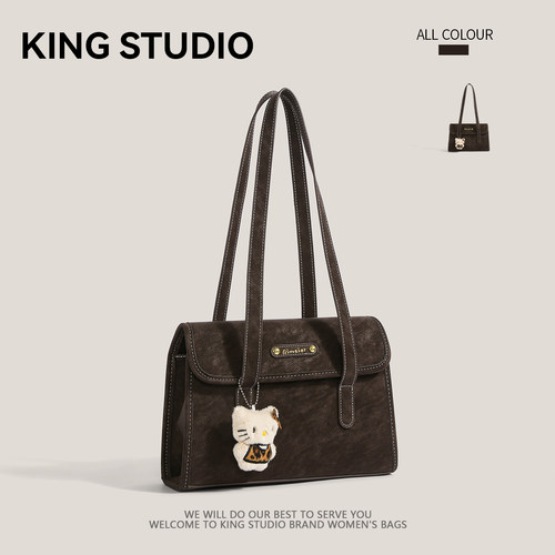 韩系小众复古腋下包女时尚托特包