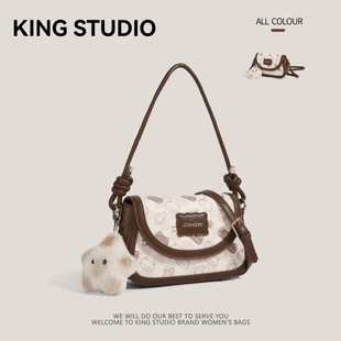 可爱猫咪包包女2026新款 百搭斜挎包 潮小众腋下包高级感单肩包时尚