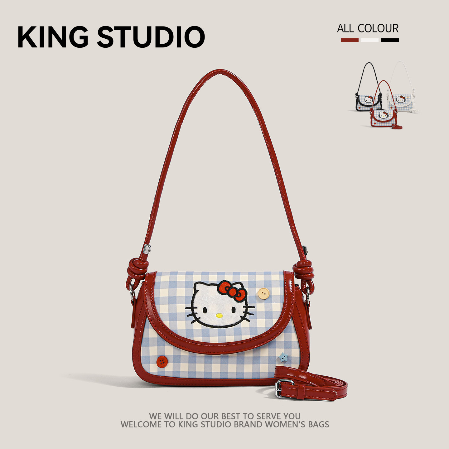 可爱HelloKitty凯蒂猫手提包女图片