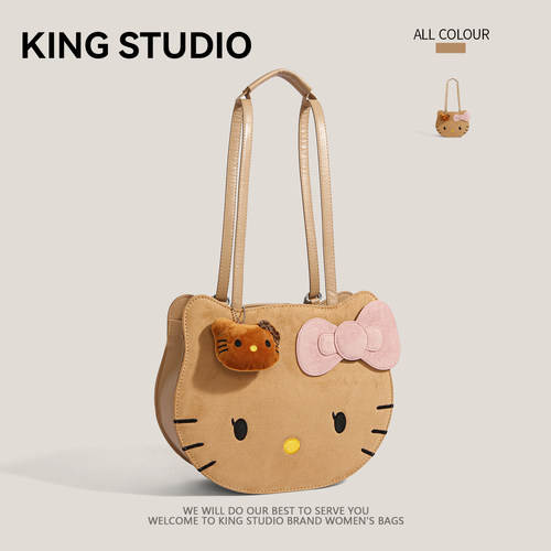 可爱hellokitty双肩包女托特包