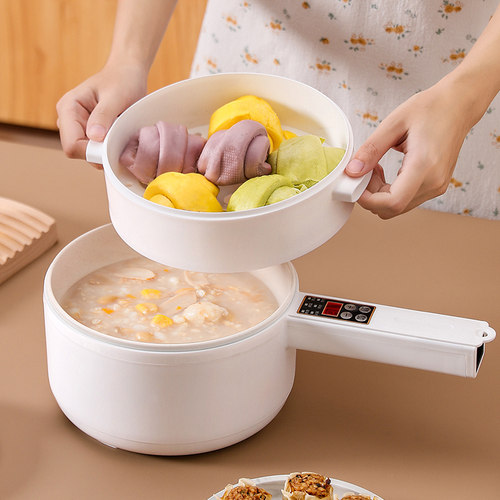多功能陶瓷釉智能电煮锅辅食锅