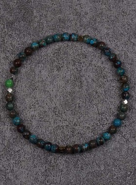 pohier纯银海明威松石手链