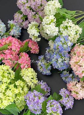 7杈大头雪球仿真花束假花客厅餐桌摆件婚庆高档绣球雪球插花DIY花