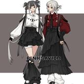 pinksavior 长裙秋 垂感压褶挂带衬衫 月影流光 红黑显瘦新中式