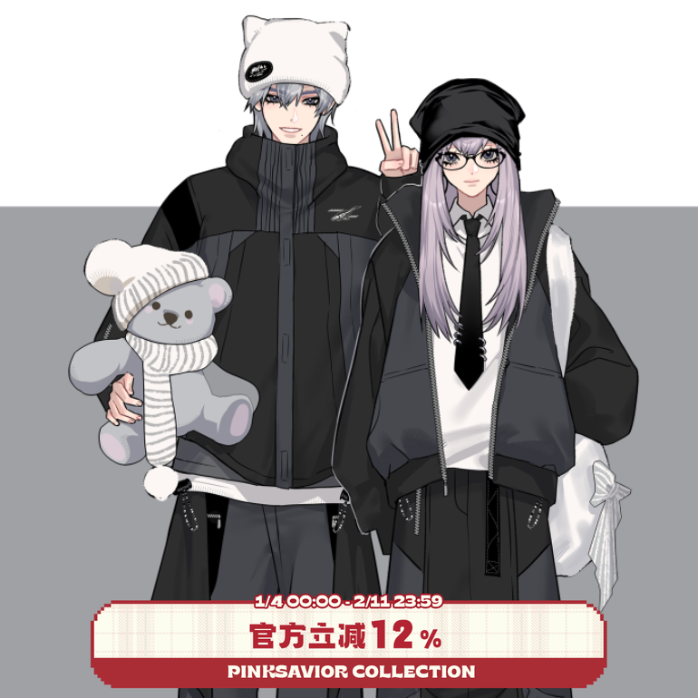 现货即发【鲸岛】机能深灰拼色虎鲸设计感情侣闺蜜外套防风