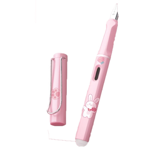 晨光可擦钢笔小学生三年级专用热可擦墨囊可替换套装练字书法硬笔尖书法儿童女孩新款正姿刚笔纯蓝黑色蓝黑色