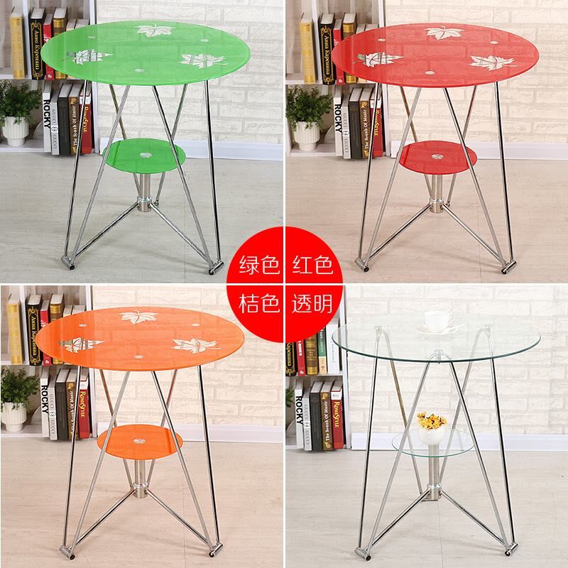 Bracket Small round table small-scale Round table Northern Europe Toughened glass table mesa Café Legs Tables and chairs staff fashionin the Residential furniture , Tables , Dining table  category - from Buy2taobao.com to provide professional Taobao agent buy service