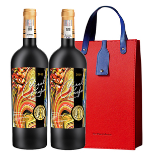 凯富卡洛尔黑金赤霞珠佳美娜 智利原瓶进口干红葡萄酒750ml