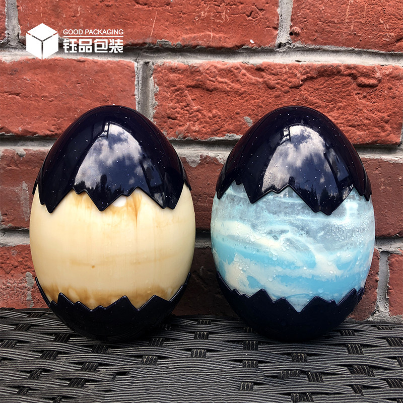 网红奶茶瓶pet一次性创意冷饮料打包杯500ml硬质鸡蛋壳奶茶杯加厚